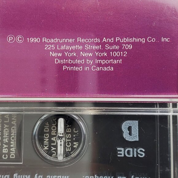 King Diamond Them Cassette Tape Heavy Metal 90s Vintage 1990 Roadrunner Tested - Picture 7 of 9